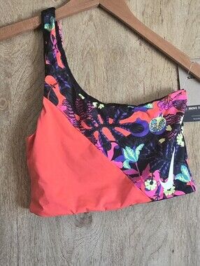 Nike Reversible Off Shoulder Swim Top